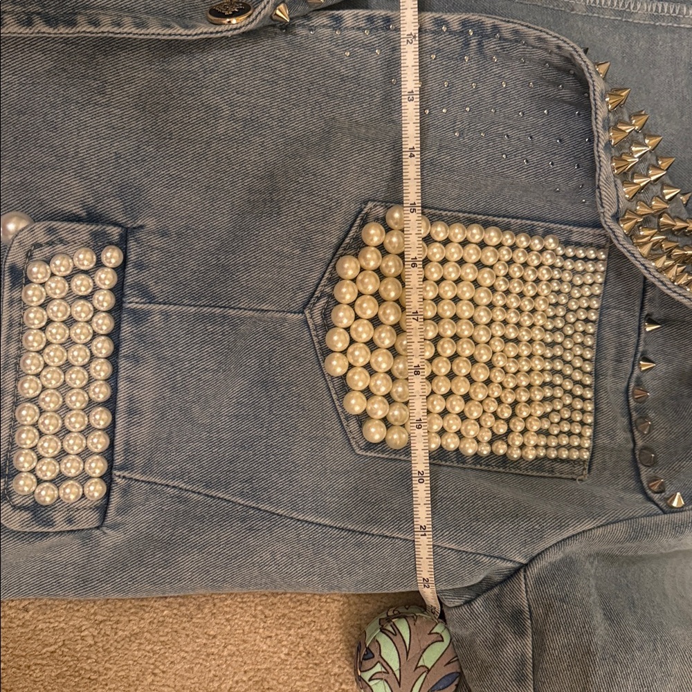 Studded Denim Jacket - Picture 6 of 8